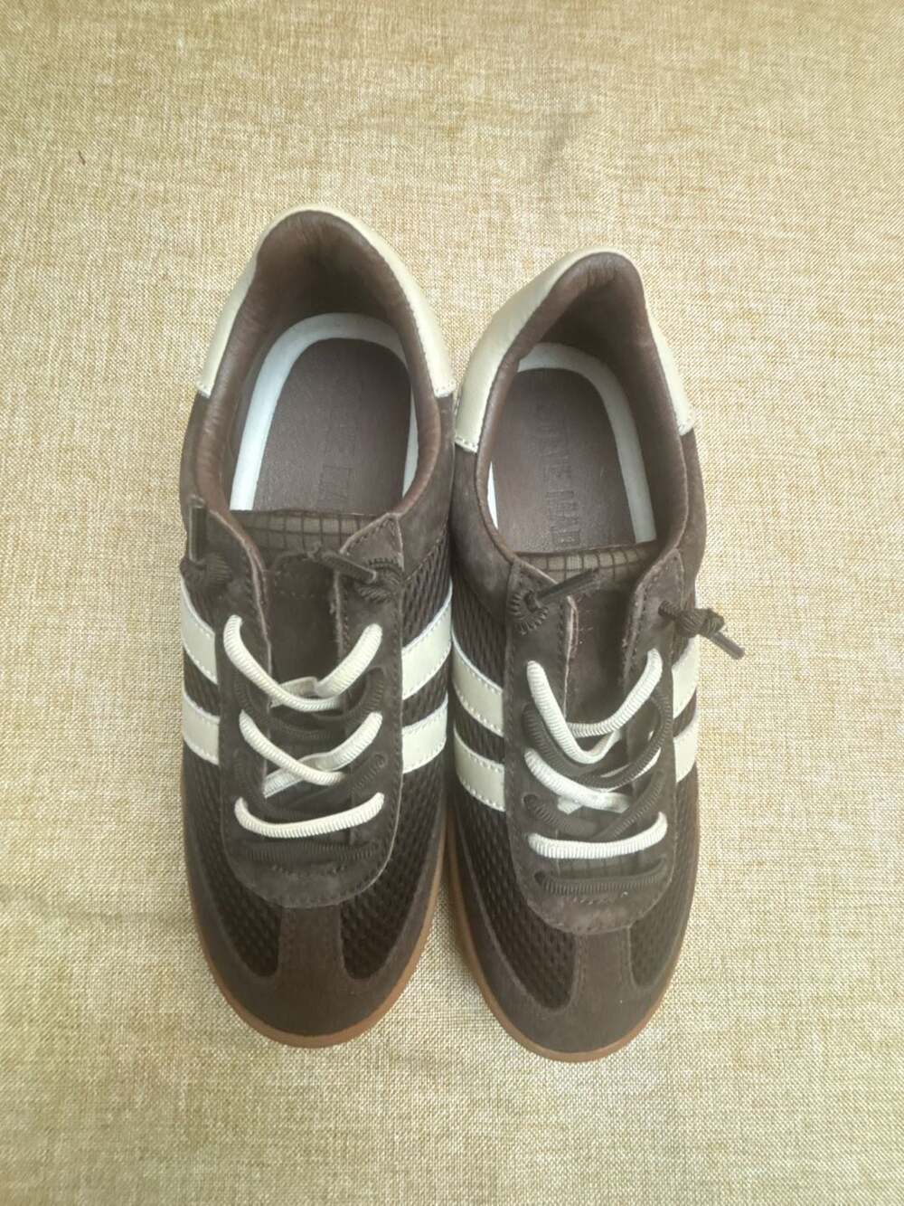 Steve Madden Verdict Sneaker Size 5.5 Brown Suede Mesh Athletic Shoes